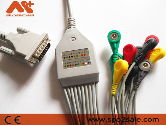 Aspel AsCARD EKG Cable 3 Serie Banana 4.0 Din 3.0 Patient End