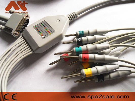 Dr. Lee 10 Cable ECG de plomb pour l' électrocardiogramme 120A, 310A et 310B