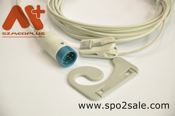 Fabricant certifié ISO et CE du capteur spo2 de clip d'oreille adulte Creative Medical K12