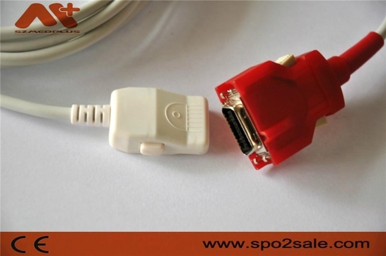 2.4M 20Pin Spo2 câble d'adaptateur rouge PC-04 (2058) PC-08 (2059) PC-12 (2060)