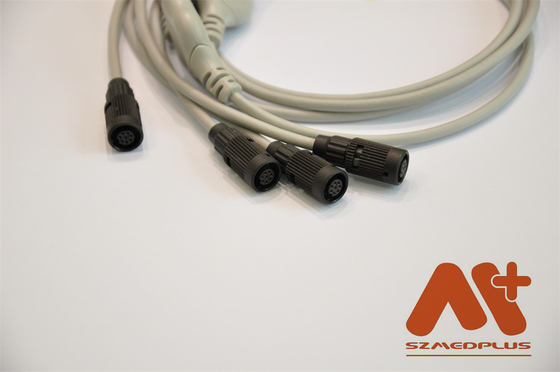 Cable ECG Holter à plomb compatible avec Valenta Mn-08 7