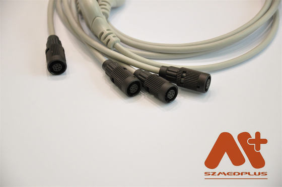 Cable ECG Holter à plomb compatible avec Valenta Mn-08 7
