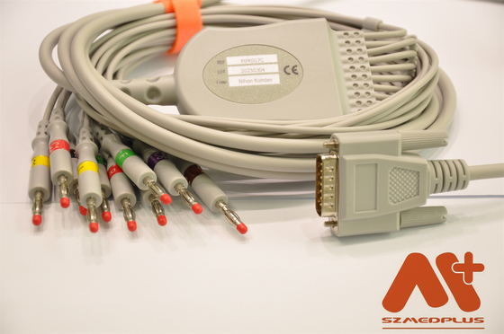 Ambisea 10 Cable ECG à plomb pour la machine à ECG AV-9100 9300 9600 9120