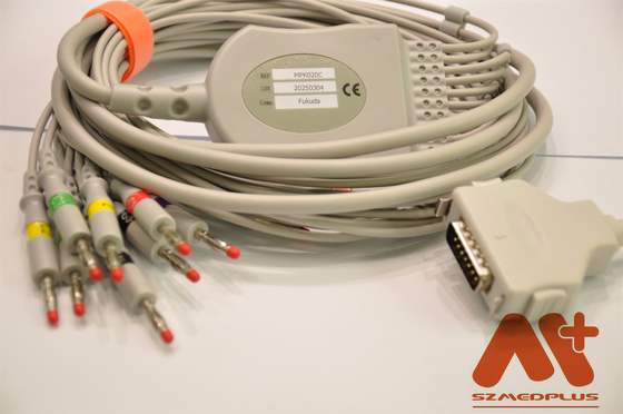 Fukuda Denshi Ecg attache le vacarme 3,0 de câble de moniteur patient de CP-104L